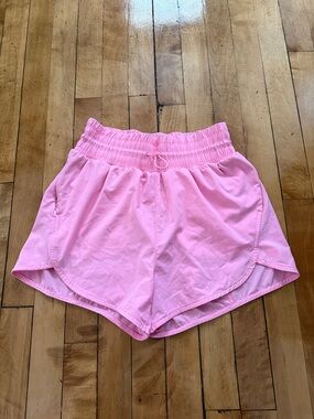 all in motion Pink Elastic-Waist Athletic Shorts
